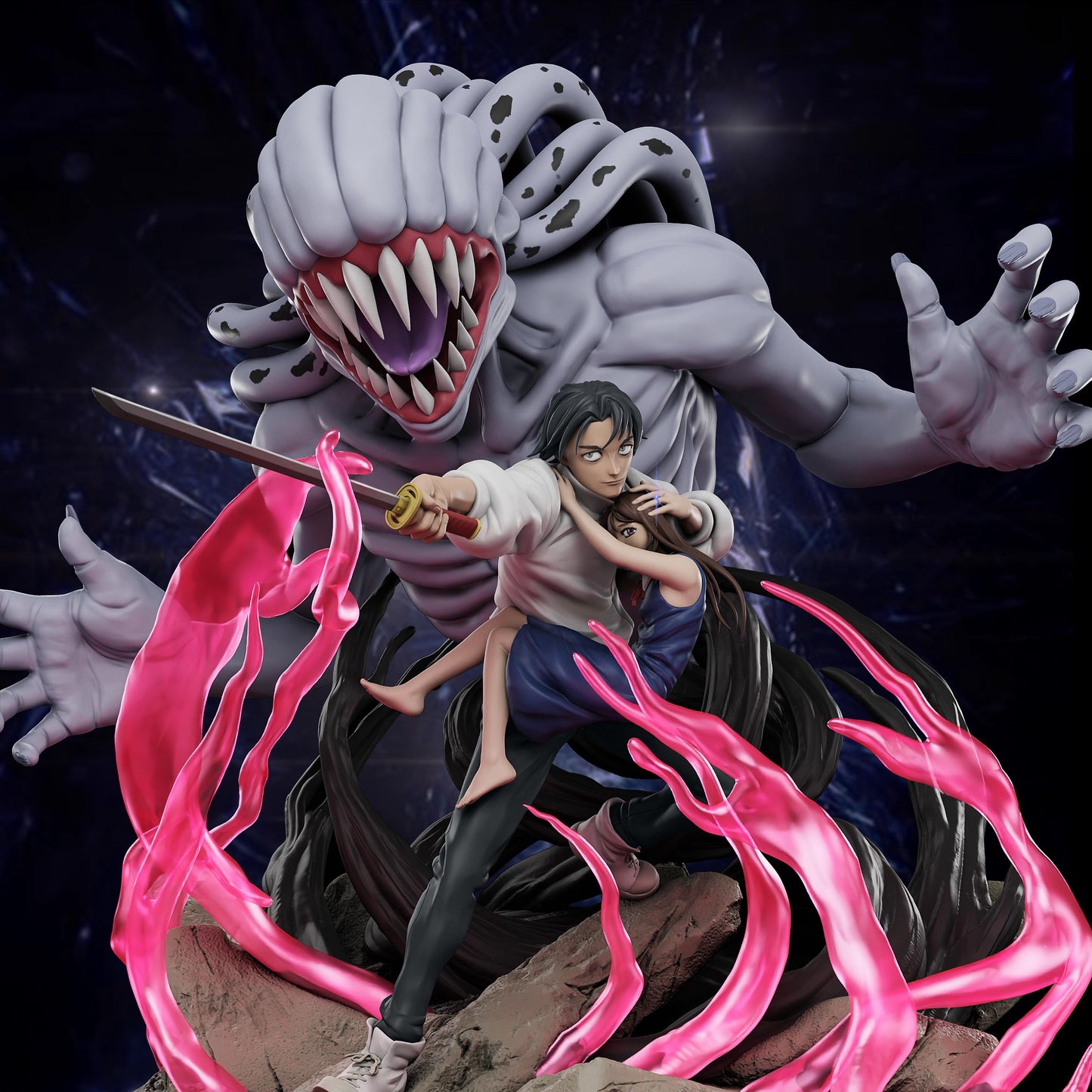 Yuta and Rika - Jujutsu Kaisen - RUDEVO