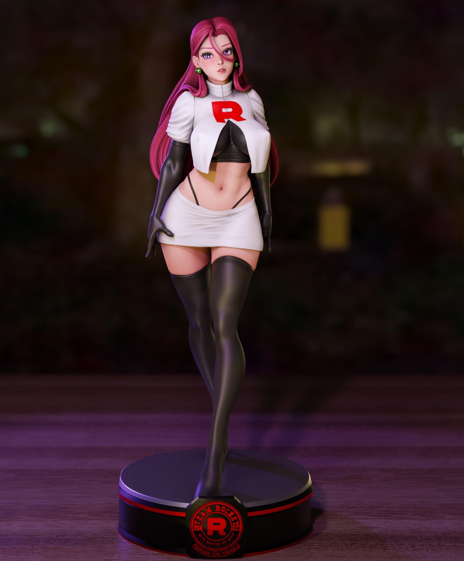 Jessie Pokemon 3D STL Model - RUDEVO