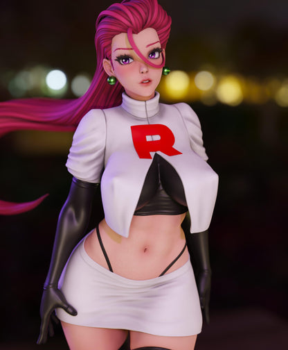 Jessie Pokemon 3D STL Model - RUDEVO