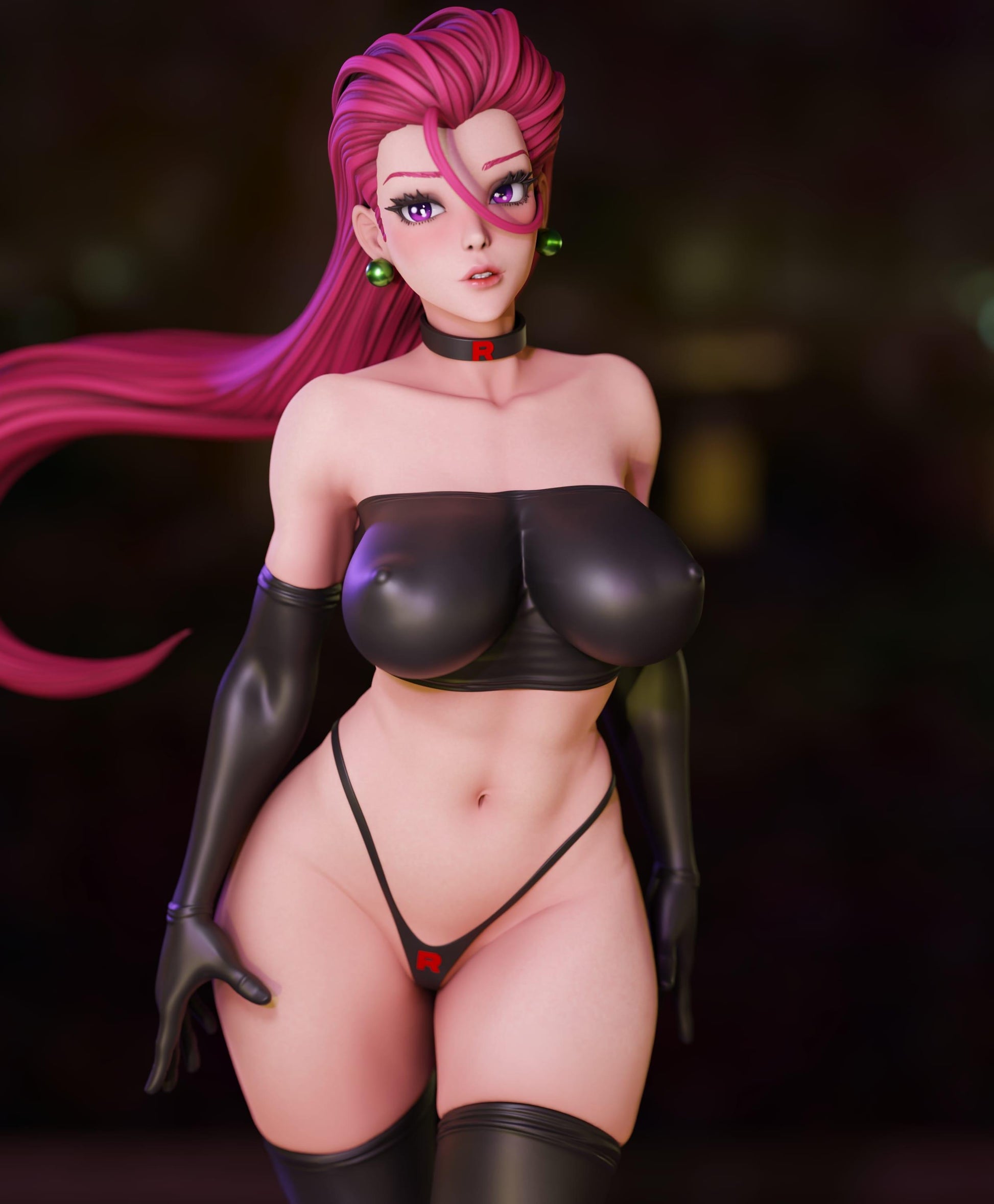 Jessie Pokemon 3D STL Model - RUDEVO