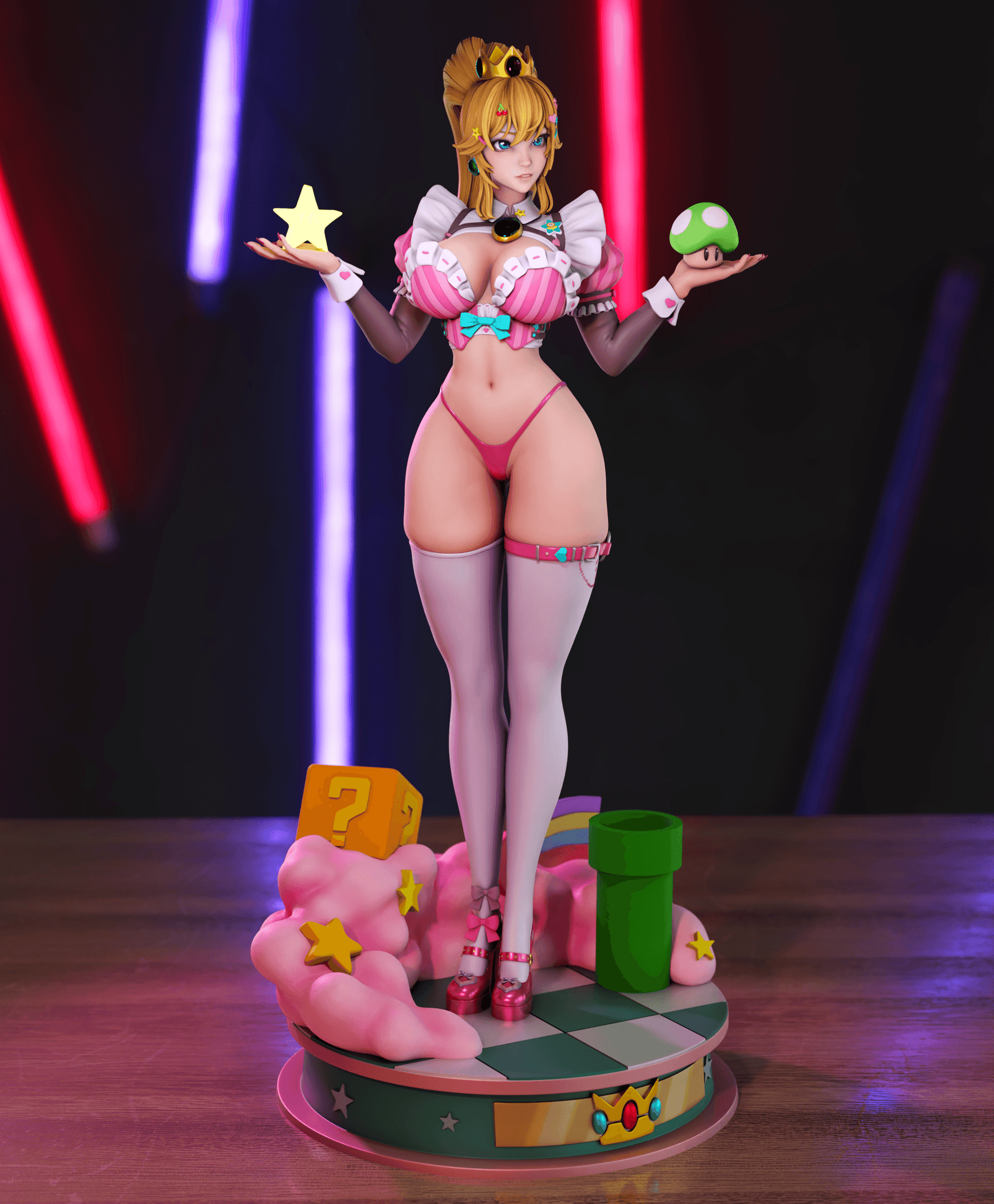Mario Princess Peach - RUDEVO